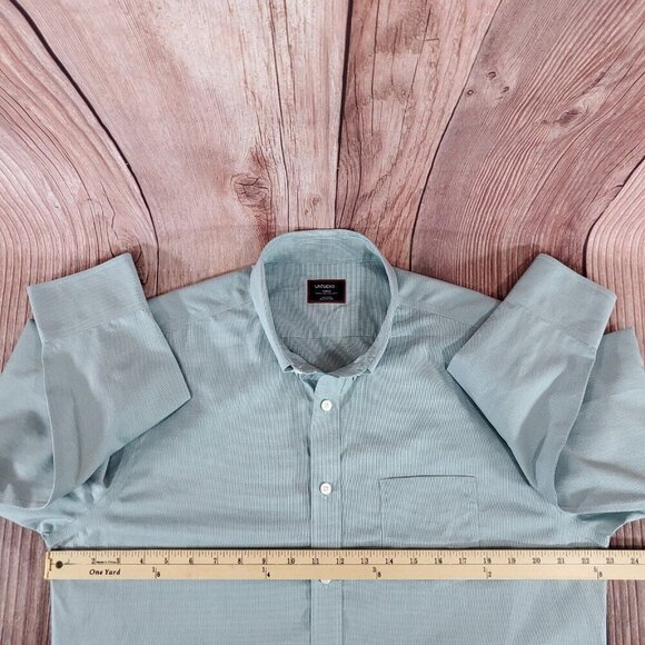 UNTUCKit Cadetto Mens Size Large Wrinkle Free Regular Fit LS Button Down Shirt - Picture 14 of 15